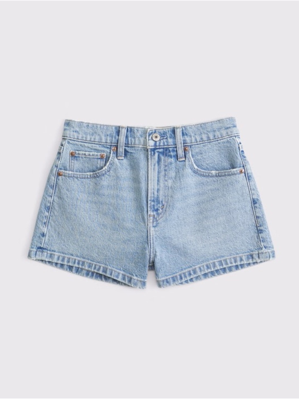 Abercrombie & Fitch Curve Love High Rise The 4” Mom Shorts